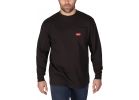 Milwaukee Heavy-Duty Pocket Long Sleeve Shirt XL, Black