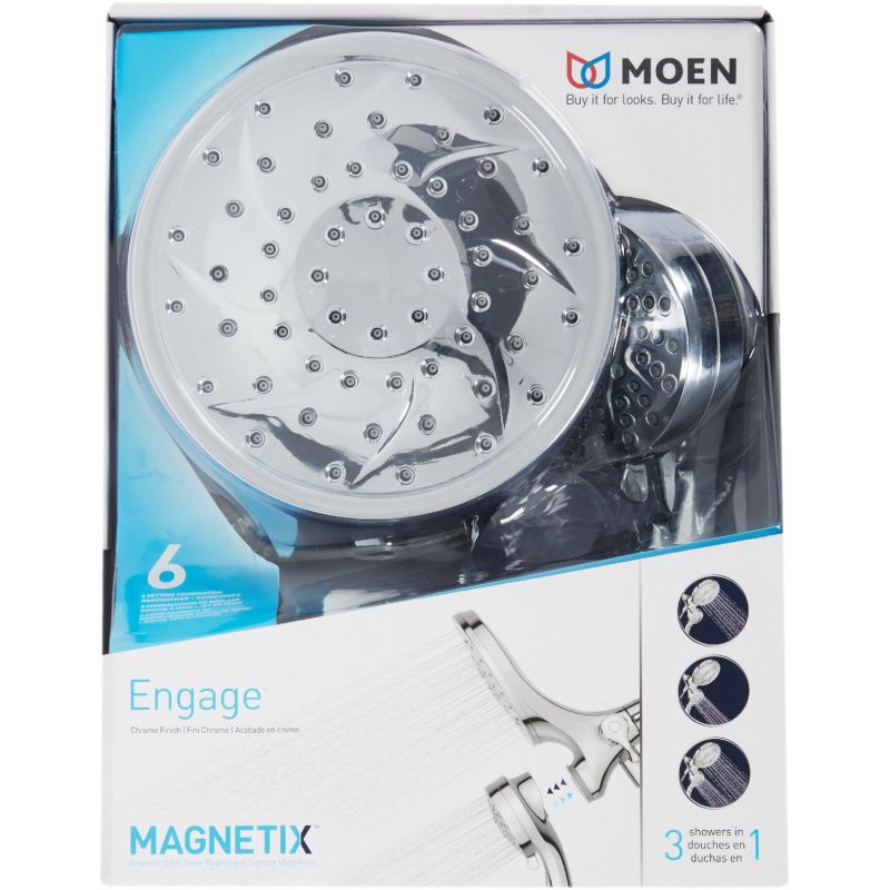 Moen Engage Combo Handheld Shower and Showerhead w/Magnetix