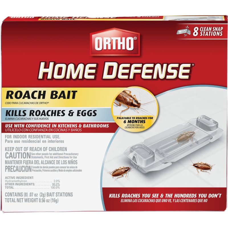 Ortho Home Defense Roach Bait Station 0.56 Oz., Bait Station