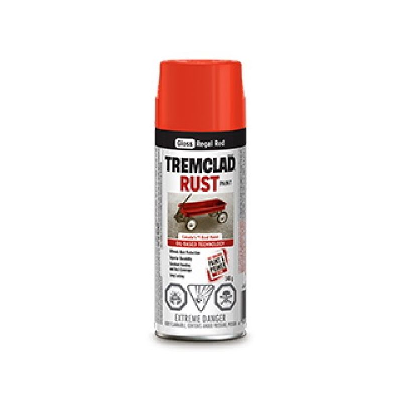 Rust-Oleum 27001B522 Rust Preventative Spray Paint, Gloss, Regal Red, 340 g, Can Regal Red