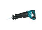 Makita XRJ05Z Reciprocating Saw, Tool Only, 18 V, 10 in Cutting Capacity, 1-1/4 in L Stroke, 0 to 3000 spm