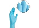 Ammex X348100 Non-Sterile Disposable Gloves, XL, Nitrile, Powder-Free, Blue XL, Blue