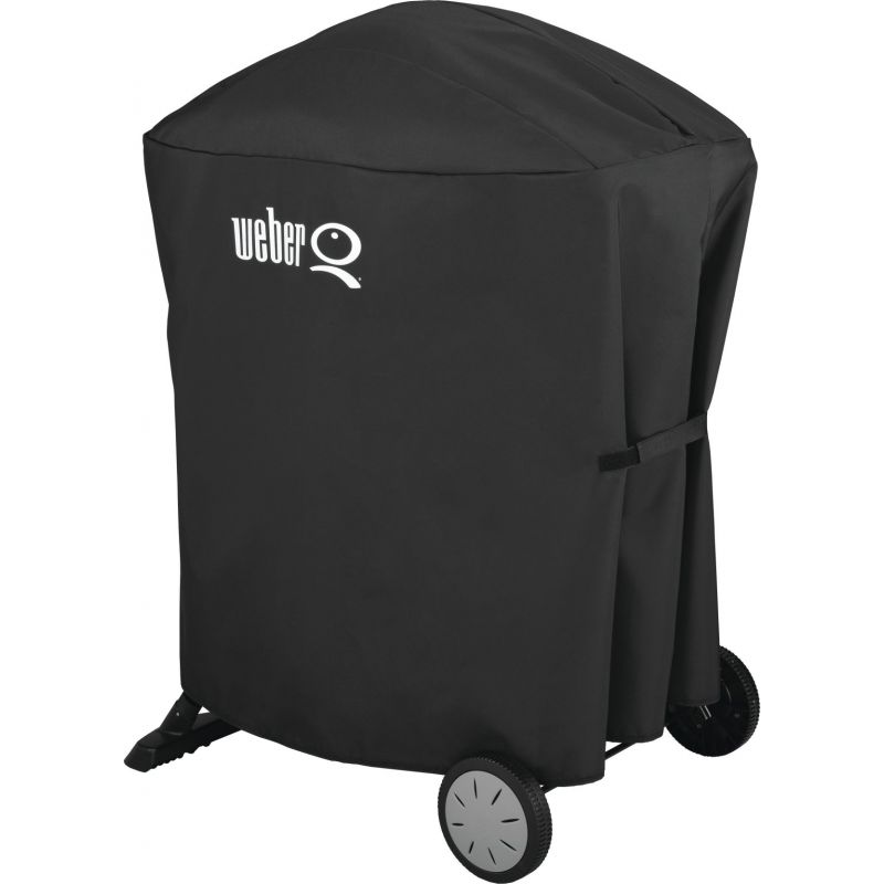 Weber Q 100/1000 &amp; Q 200/2000 Q Cart 32 In. Grill Cover Black