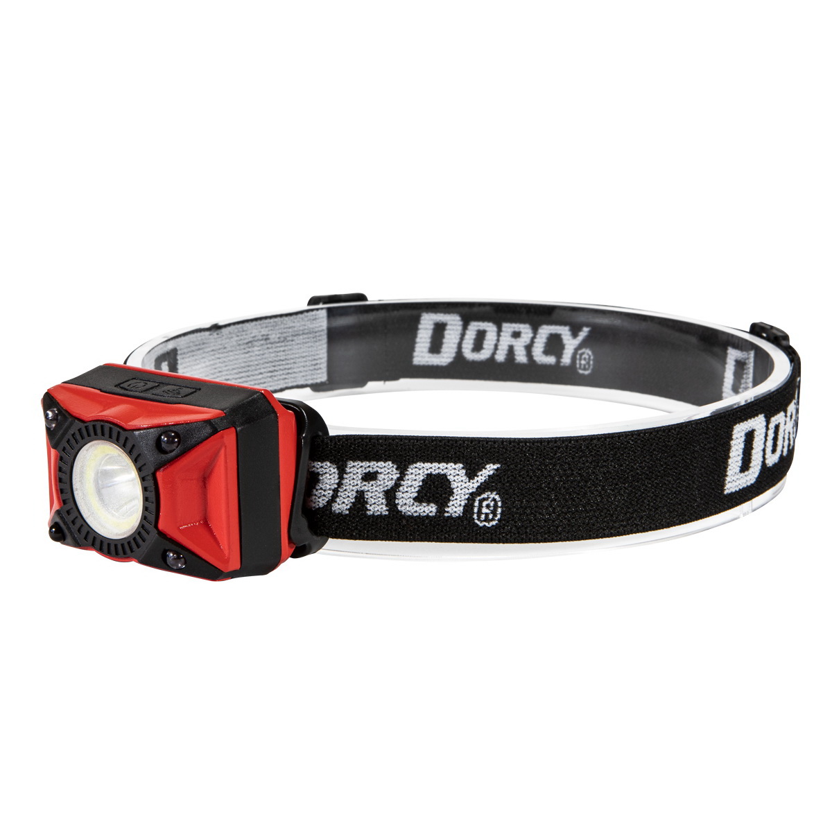 Buy Dorcy 41-4359 Rechargeable Headlamp, 1800 mAh, Lithium-Ion Battery, LED  Lamp, 330 Lumens, Spot Beam, 200 m Beam Distance Black/Red