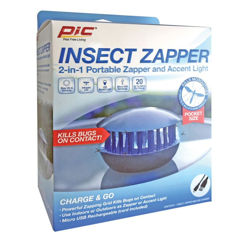 Pic PBZ Insect Zapper, Gray Gray