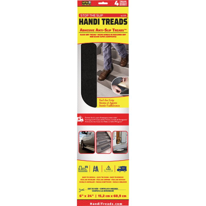 Handi Treads Stop The Slip Commercial Grade Safety Tread Black