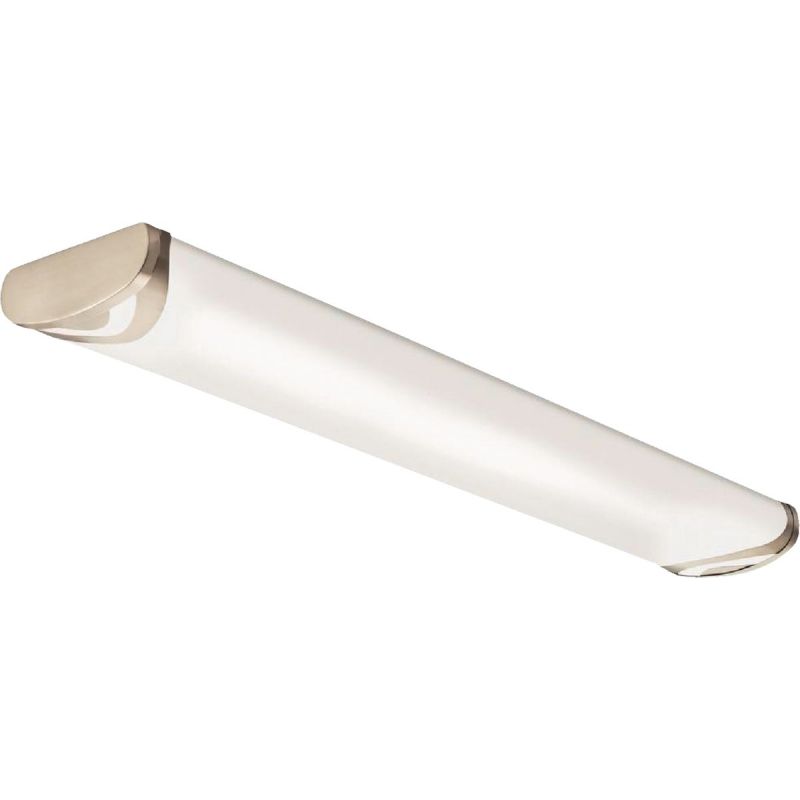 Lithonia Boomerang LED Wraparound Light Fixture Brushed Nickel