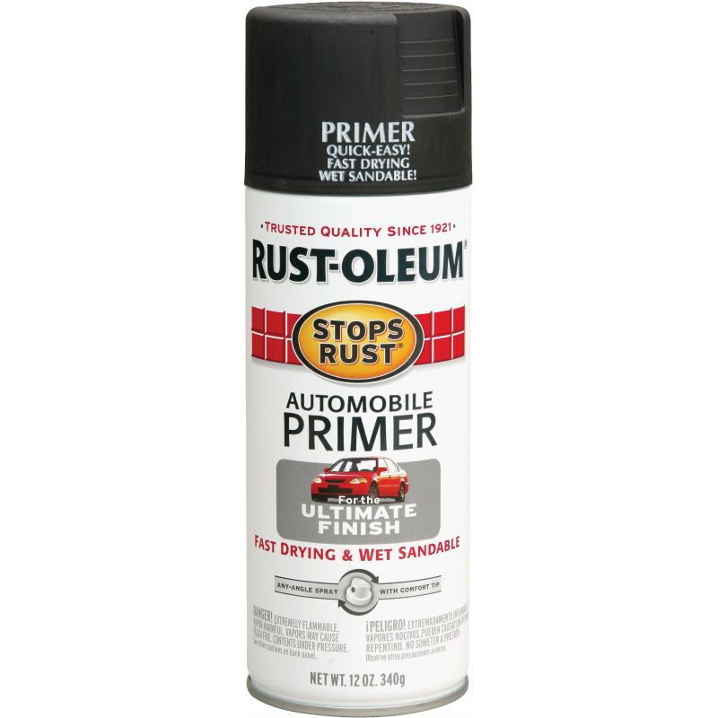 Rust-Oleum Stops Rust Auto Primer Dark Gray, 12 Oz.