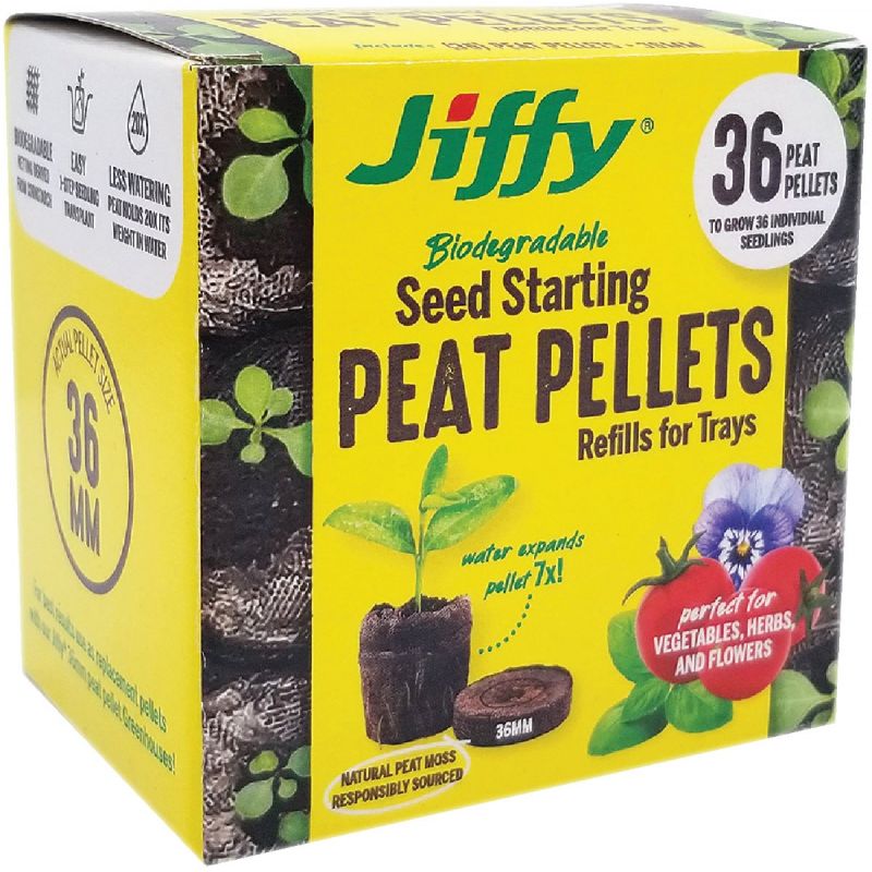 Jiffy Seed Starter Peat Pellets Refills