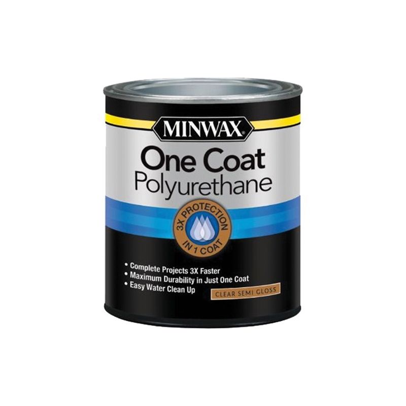 Minwax Polycrylic Clear Satin Water-Based Polyurethane (1-Gallon) in the  Sealers department at