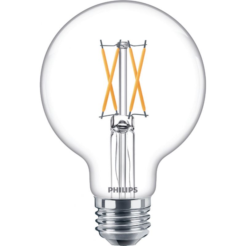 Philips Warm Glow G25 Medium LED Decorative Globe Light Bulb