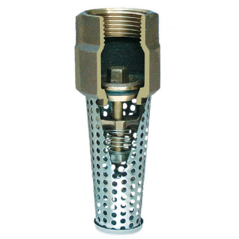 Simmons Lead-Free Bronze Foot Valve 3/4 In.