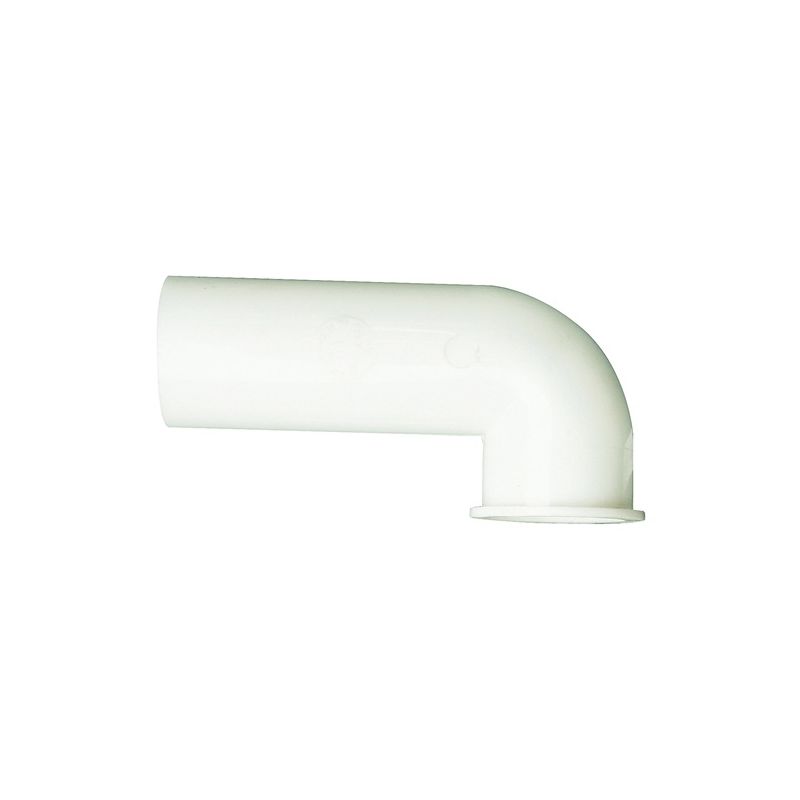 Plumb Pak PP855-78 Disposal Drain Elbow, Plastic, White, For: InSinkErator Disposals White