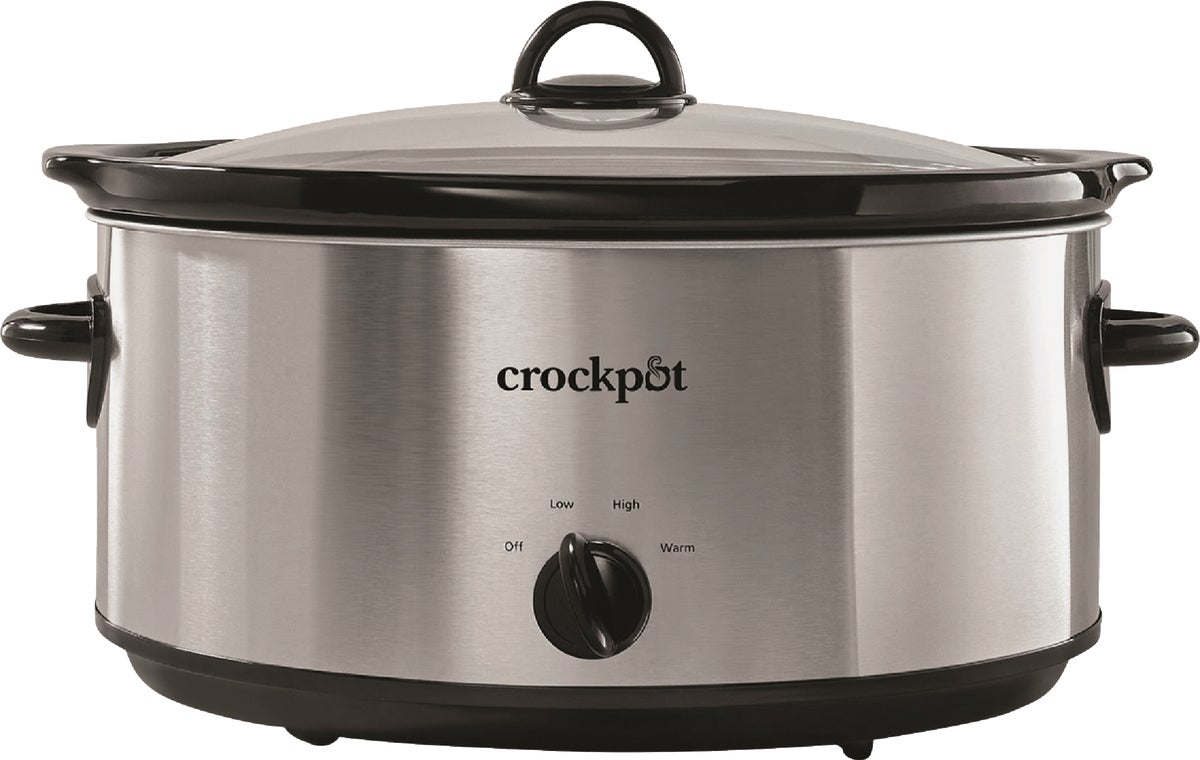 Crock-Pot Small 2 Quart Round Manual Slow Cooker, Black (SCR200-B)