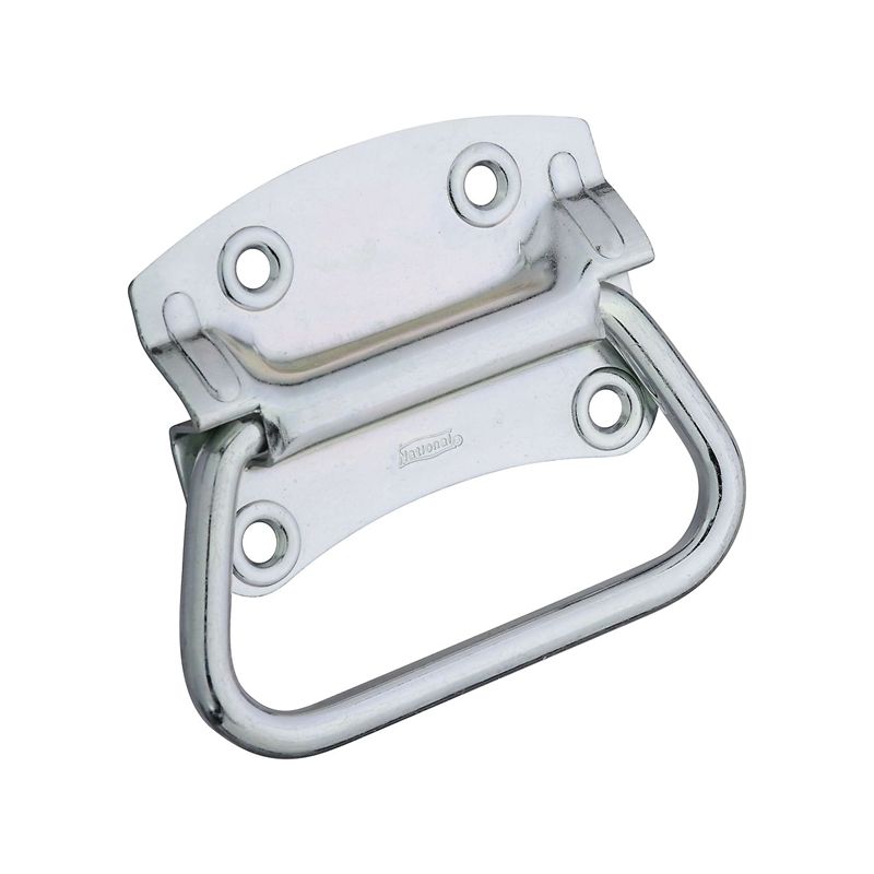 National Hardware V175 Series N117-077 Chest Handle, 4-7/8 in L, 4 in W, Steel, Zinc
