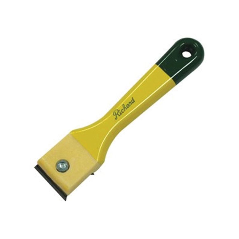 Hyde W-1-3/4 Wood Scraper, 1-3/4 in W Blade, Convex Ground Blade, Polypropylene Handle