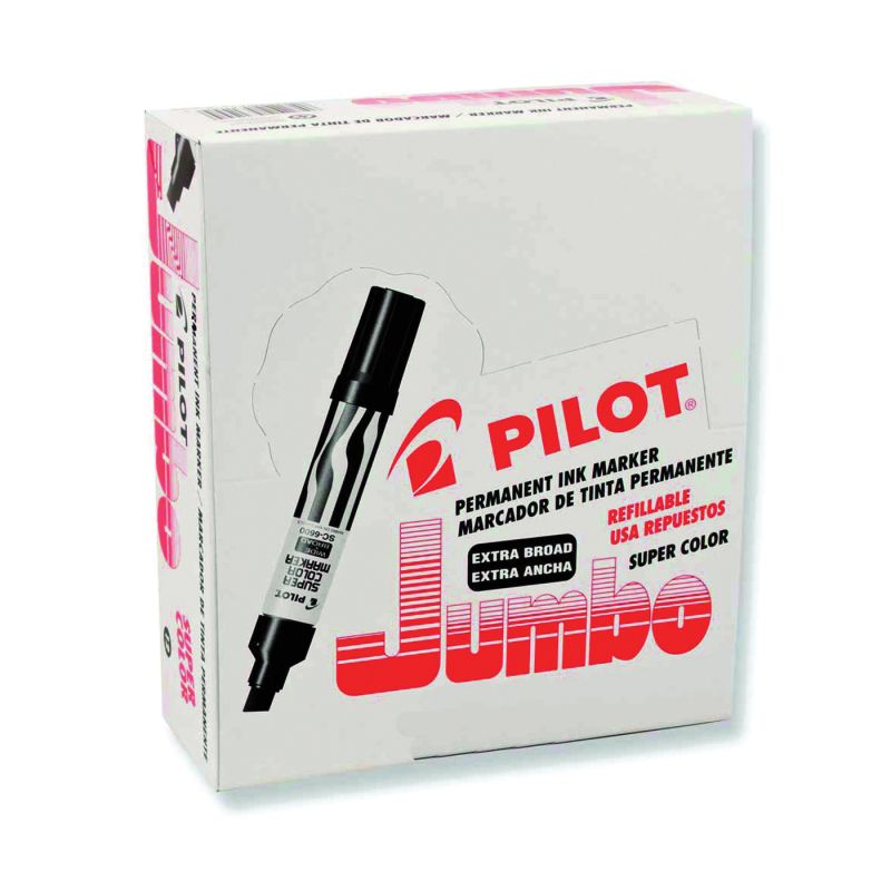 Pilot 43400 Super Color Permanent Marker, Chisel Lead/Tip, Green Lead/Tip