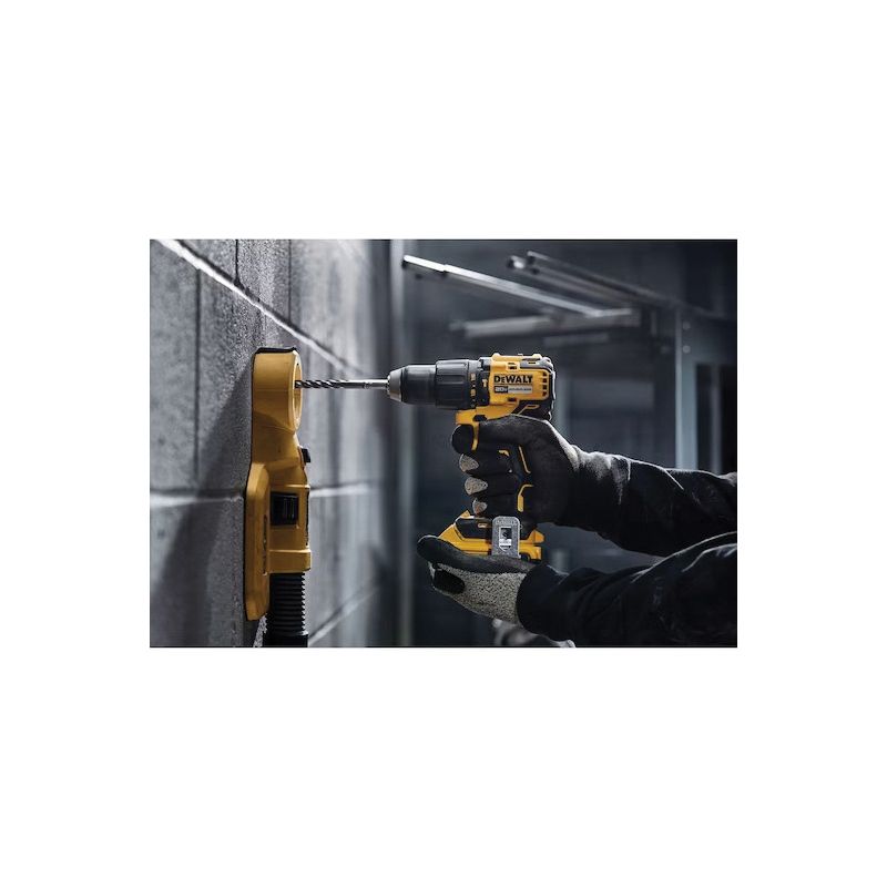 DeWALT DCD798D1 Cordless Hammer Drill Kit, Battery Included, 20 V, 2 Ah, 1/2 in Keyless Chuck, 0 to 28,050 bpm