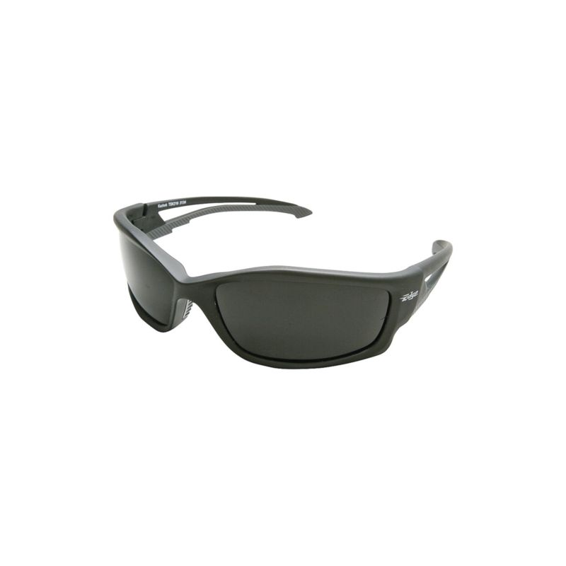Edge TSK236 Polarized Safety Glasses, Unisex, Polycarbonate Lens, Full Frame, Nylon Frame, Matte Black Frame
