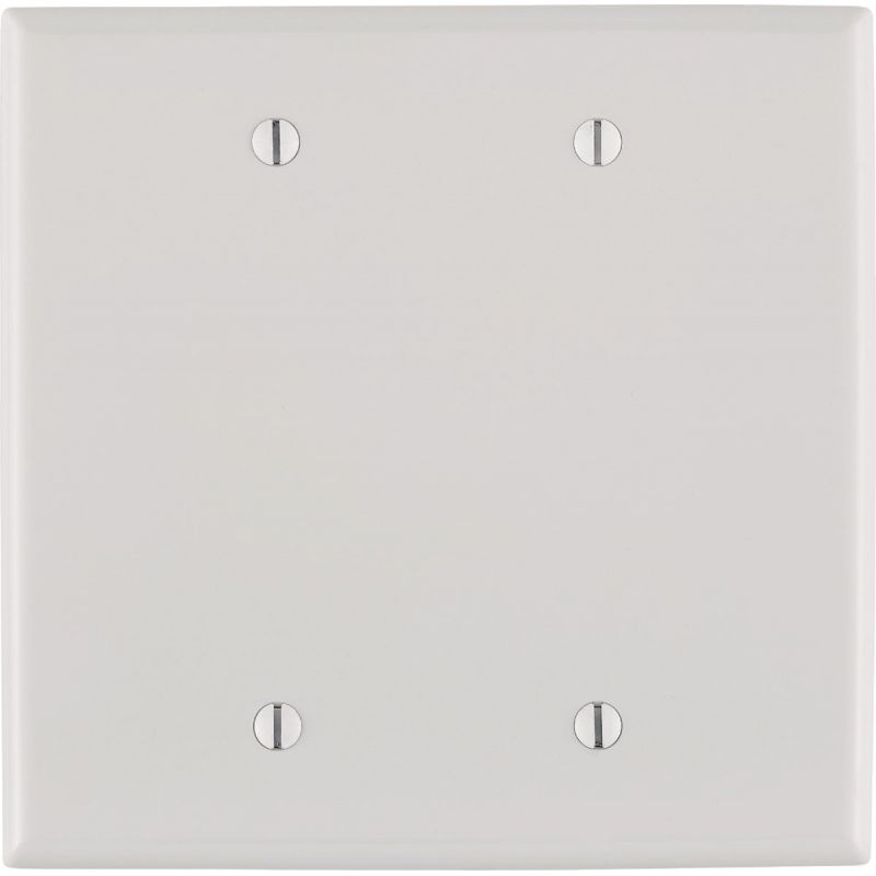 Leviton Mid-Way Thermoplastic Nylon Blank Wall Plate White