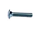 Reliable CBHDG384B Carriage Bolt, 3/8-16 Thread, Coarse Thread, 4 in OAL, Galvanized Steel, A Grade