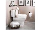 Moen DN7020 Toilet Seat, Elongated, Round, Plastic, White White