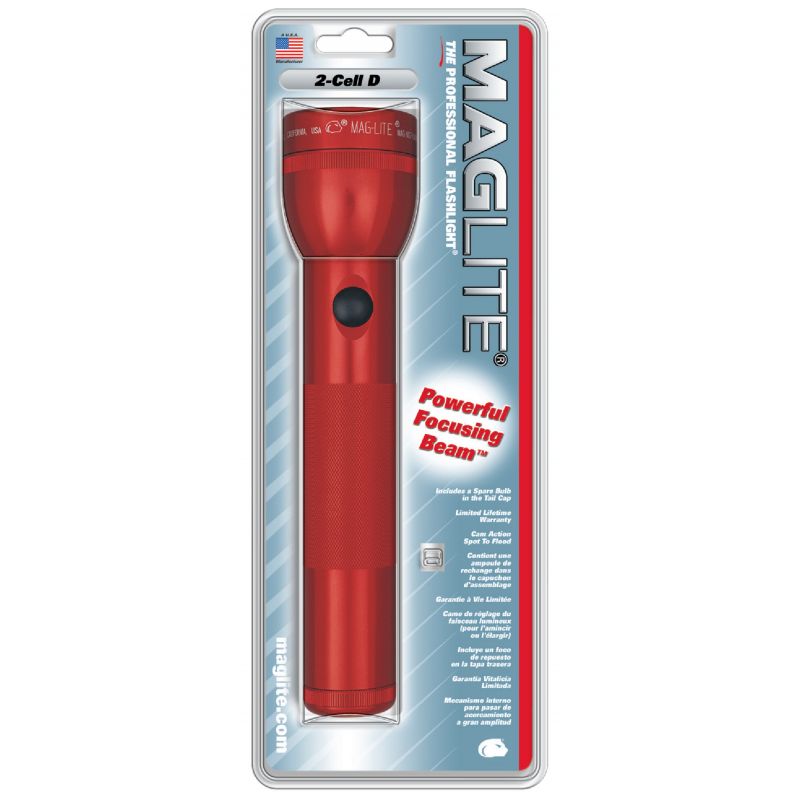 Maglite Flashlight Red