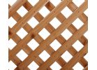 Real Wood Products Heavy-Duty Privacy Cedar Lattice Panel Natural Cedar