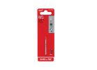 Milwaukee 48-20-8980 Drill Bit, 1/8 in Dia, 2 in OAL, 1/8 in Dia Shank, Round Shank