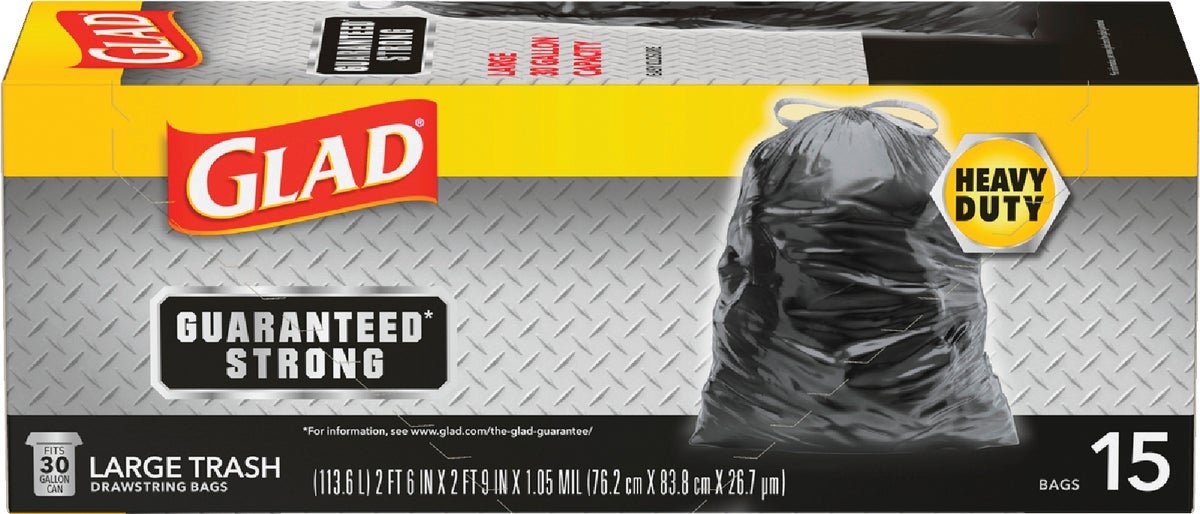 Tough Guy Trash Bags, Contractor, 42 gal, 33 in W, 48 in H, 3 mil Thick,  Coreless Roll, Black, 20 Pack 5AU51 | Zoro