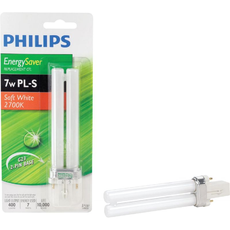 Philips Energy Saver PL-S Twin G23 CFL Light Bulb
