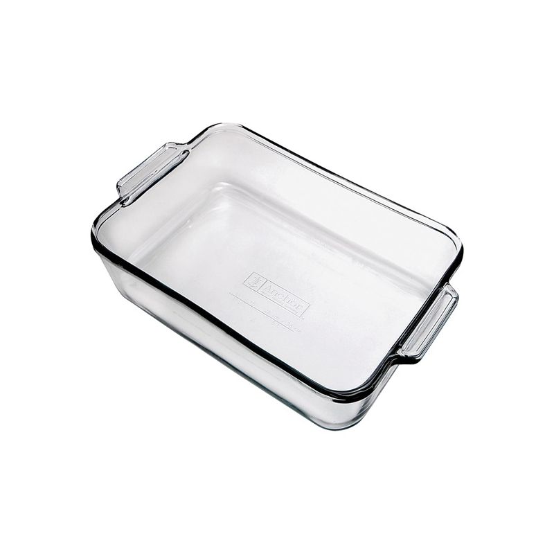 Oneida Oven Basics Series 819354OB11 Cake Pan, Square, 8 in OAL, Glass Clear (Pack of 3)