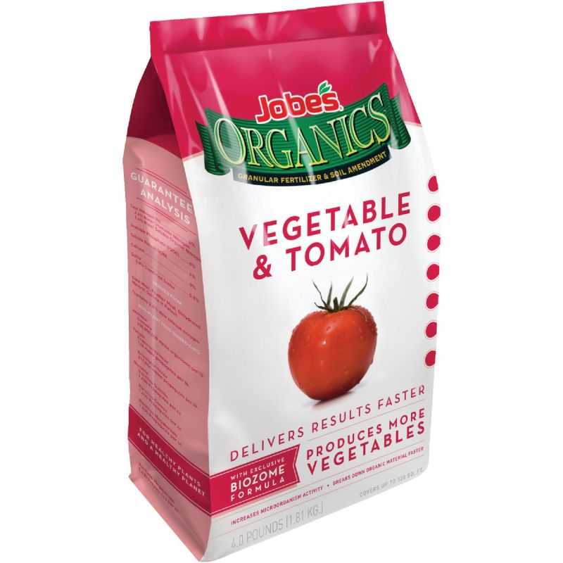 Jobes Vegetable &amp; Tomato Organic Dry Plant Food 4 Lb.