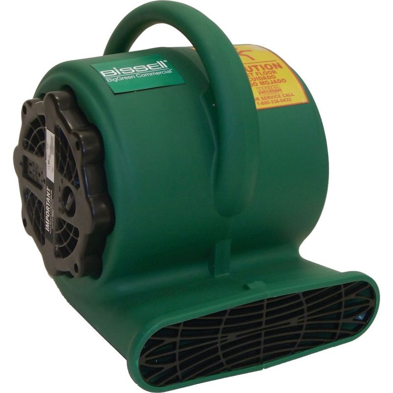 Bissell BigGreen Commercial Air Mover Blower Fan Green
