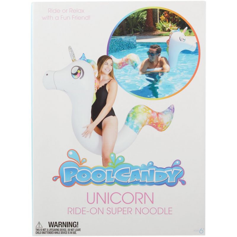 PoolCandy Unicorn Noodle Water Toy Multi
