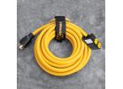 Firman 1195 Power Cord with Storage Strap, 10 ga Wire, 25 ft L, Yellow Sheath