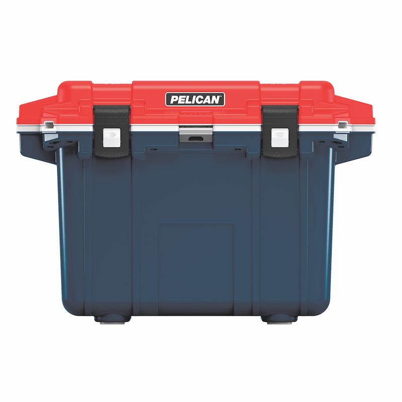 Pelican 50QT Elite Cooler Limited Edition Red Lid / Blue / White Red Lid / Blue / White