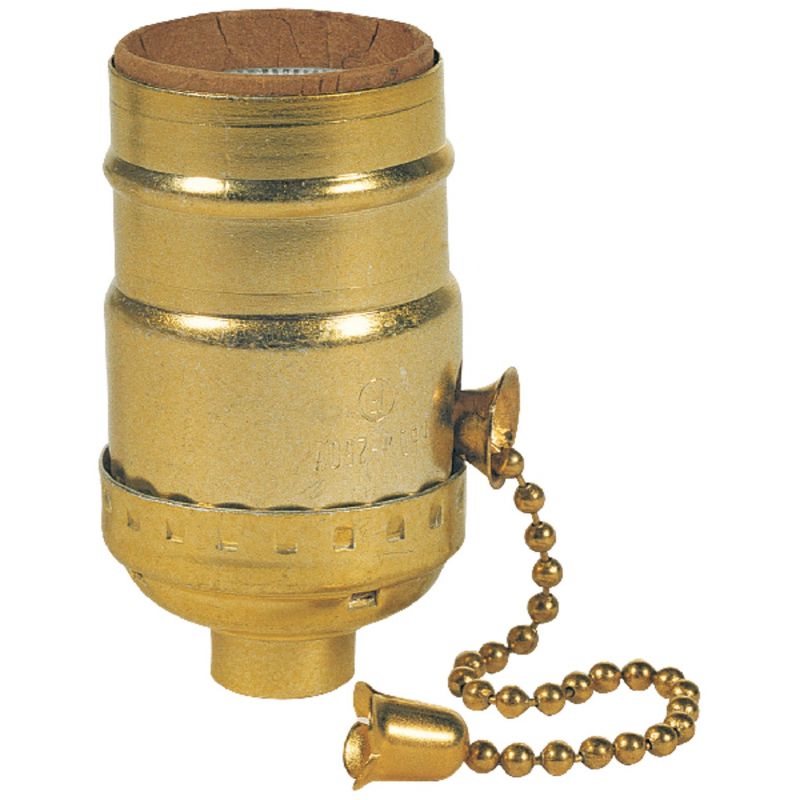 Westinghouse 3-Way Lamp Socket Brass