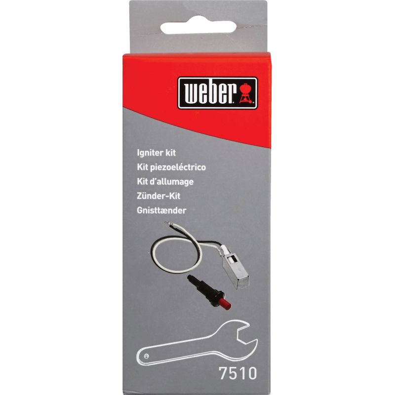 Weber Genesis Gas Grill Igniter Kit Black With Red Button