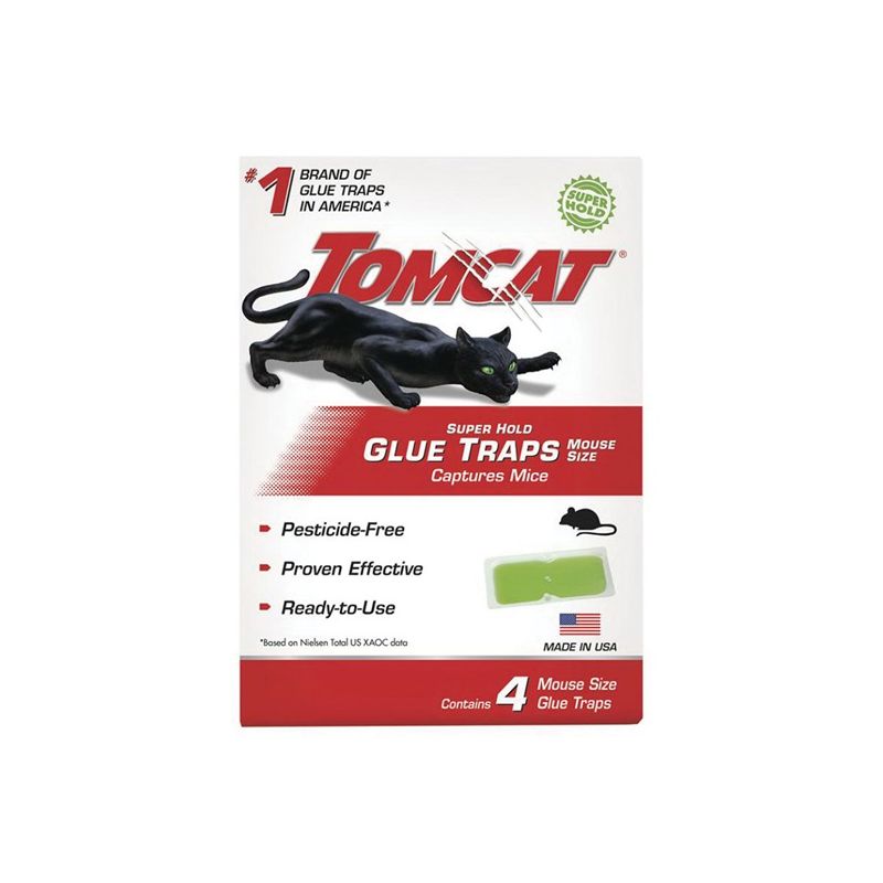 Tomcat 0362710 Mouse Glue Trap, 4/PK