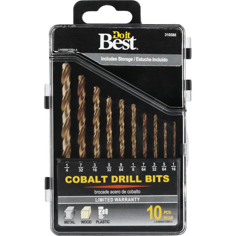 Do it Best 10-Piece Cobalt Drill Bit Set