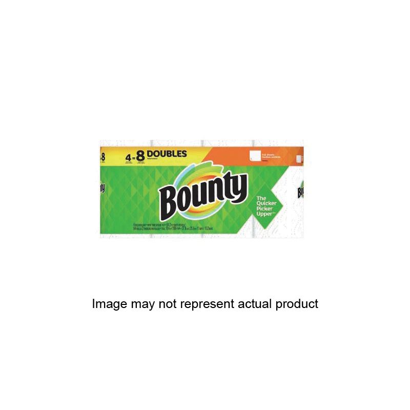 Bounty 66660 Double Roll Paper Towel, 2-Ply, 2/PK White (Pack of 6)