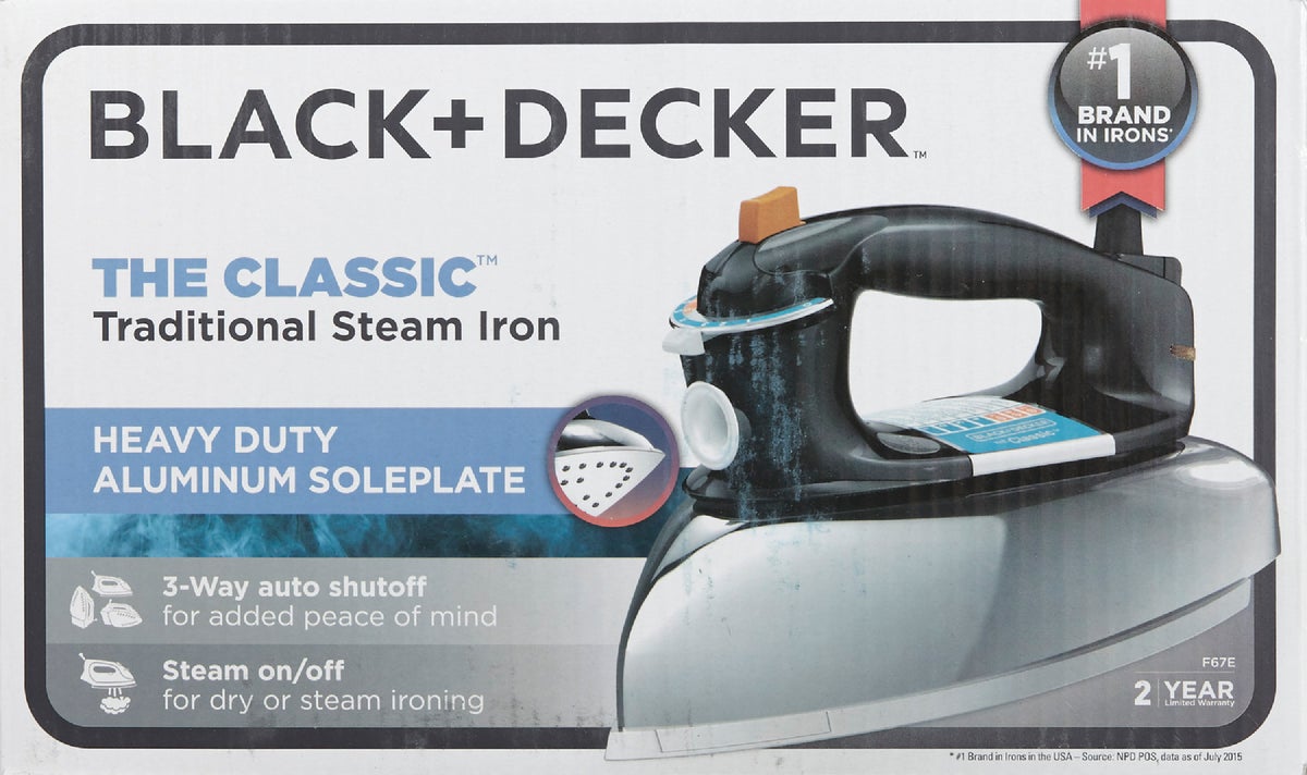 Buy Black Decker Classic Steam Iron Black