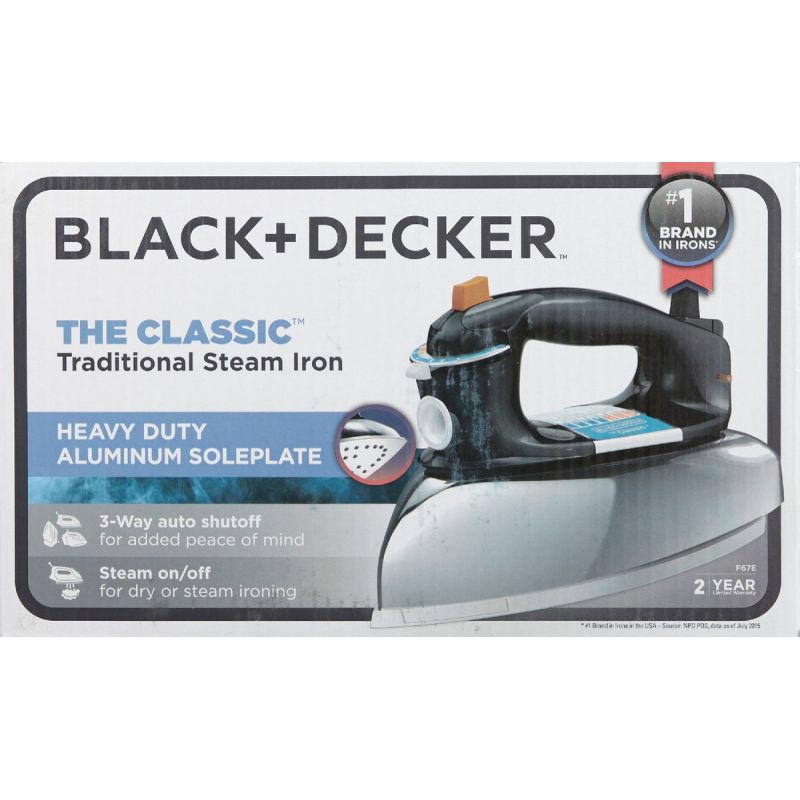 Black &amp; Decker Classic Steam Iron Black