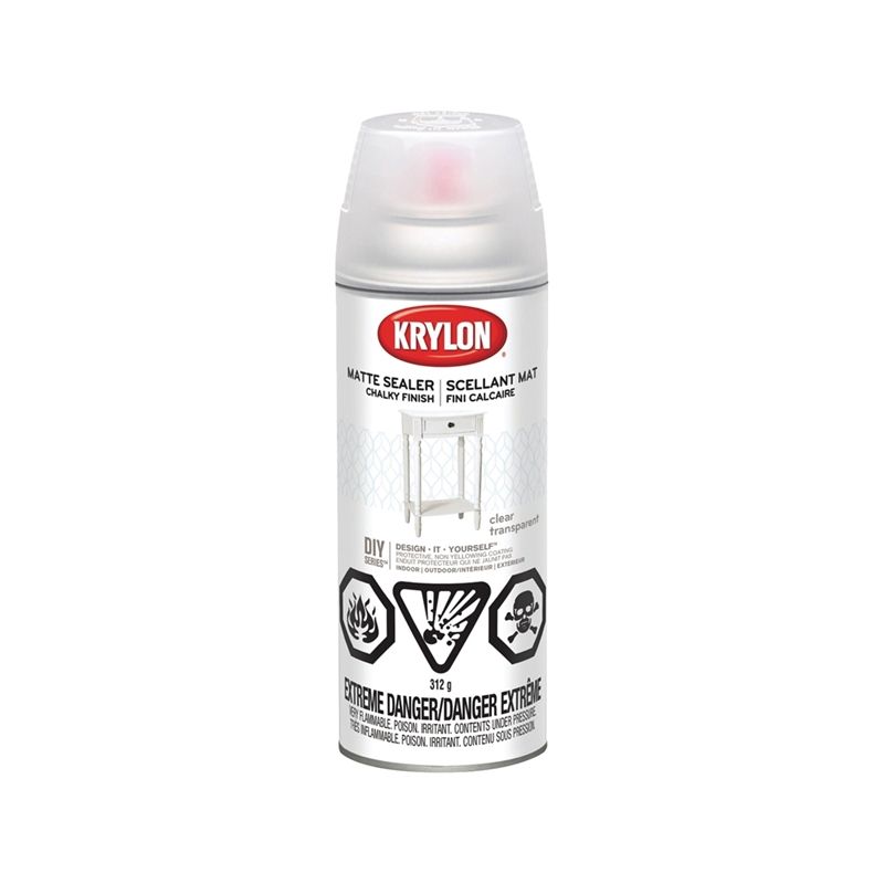 Buy Krylon 4117 Chalky Finish Paint Sealer, Liquid, Clear, 12 oz