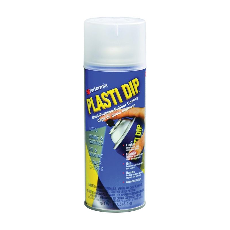 Plasti Dip 11209-6 Rubberized Spray Coating, Clear, 11 oz, Can Clear