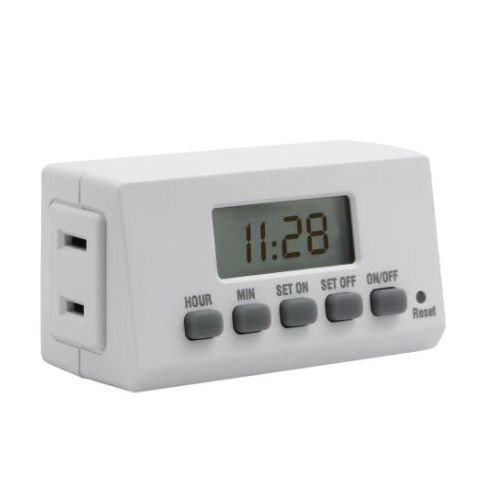 Buy Prime 2-Outlet Heavy-Duty Indoor Electromechanical Timer White, 15