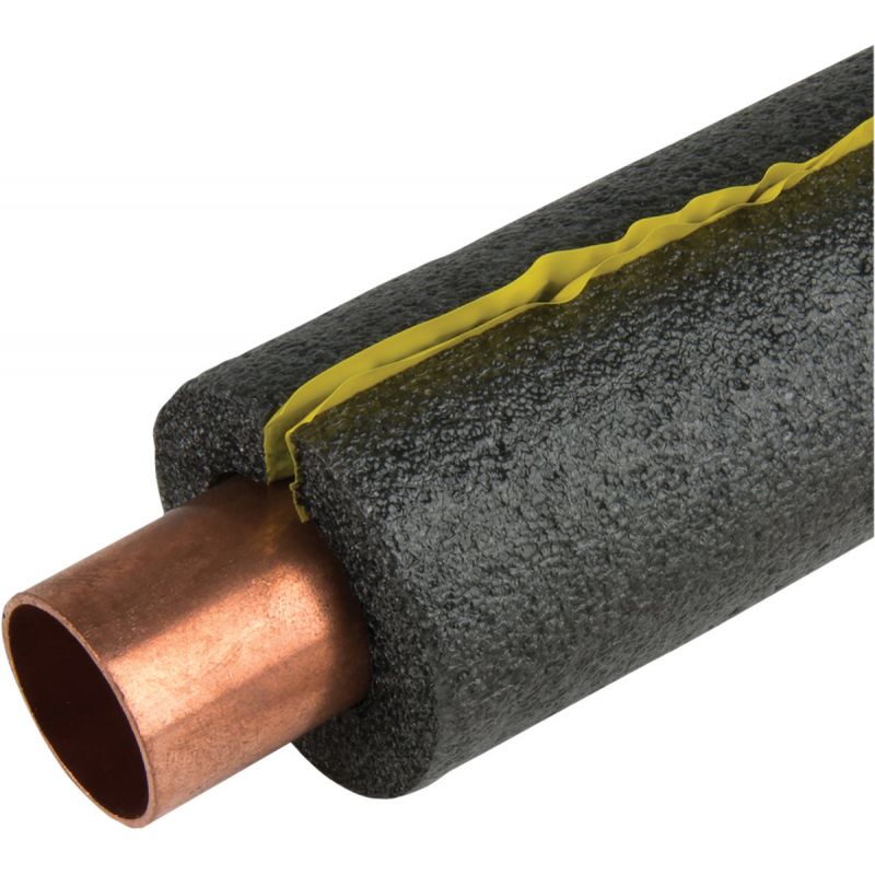 Tundra 1/2 In. Wall 3 Ft. L Self-Sealing Pipe Insulation Wrap Charcoal