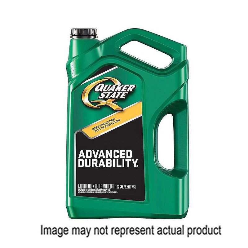 Quaker State Advanced Durability 550044961 Conventional Motor Oil, 10W-40, 5 qt Bottle Amber