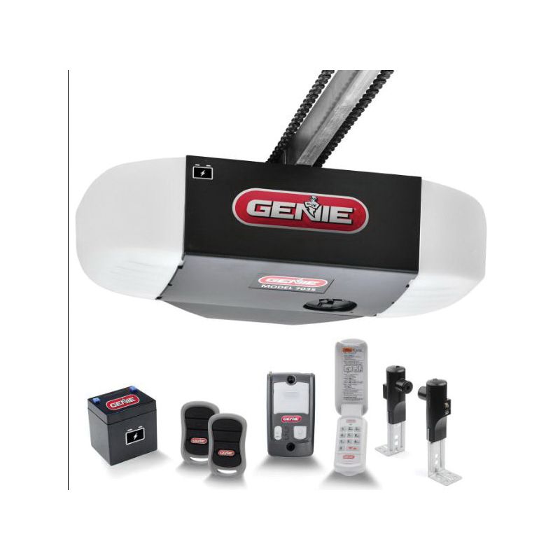 Genie 38960R Garage Door Opener with Battery Backup, Chain Drive, Remote Control